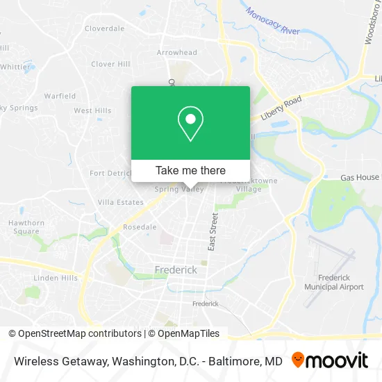 Wireless Getaway map