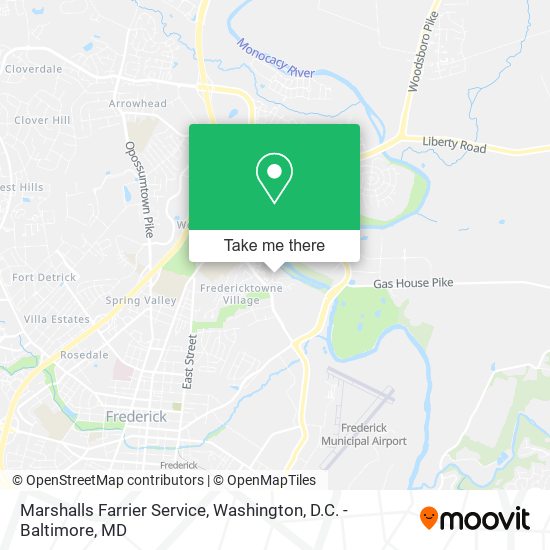 Marshalls Farrier Service map