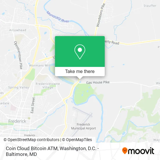 Coin Cloud Bitcoin ATM map
