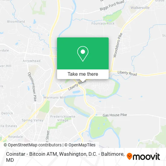 Coinstar - Bitcoin ATM map