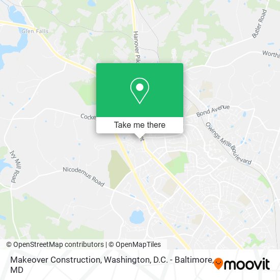 Makeover Construction map