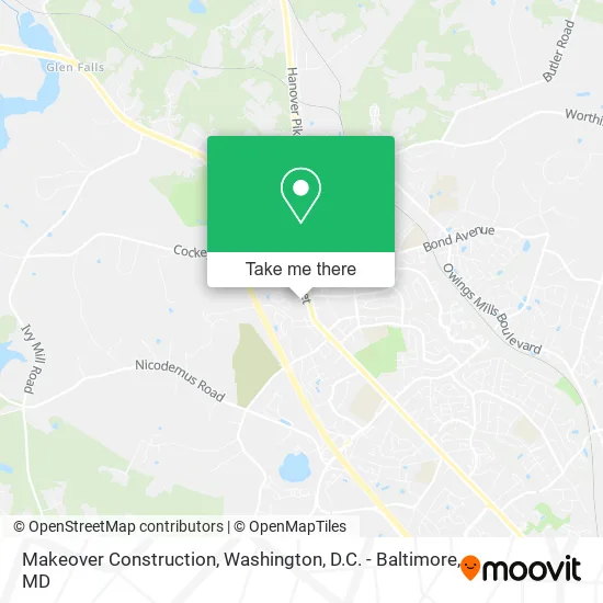 Makeover Construction map