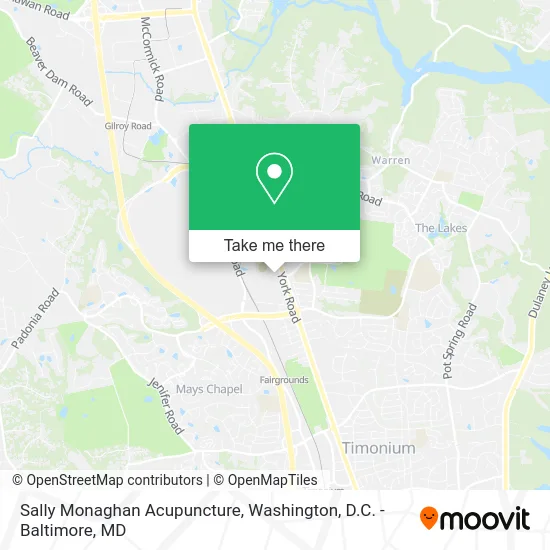 Sally Monaghan Acupuncture map