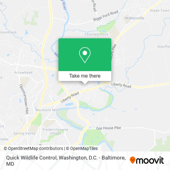 Quick Wildlife Control map