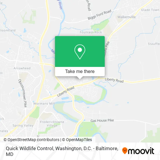 Quick Wildlife Control map