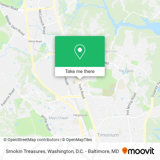 Smokin Treasures map