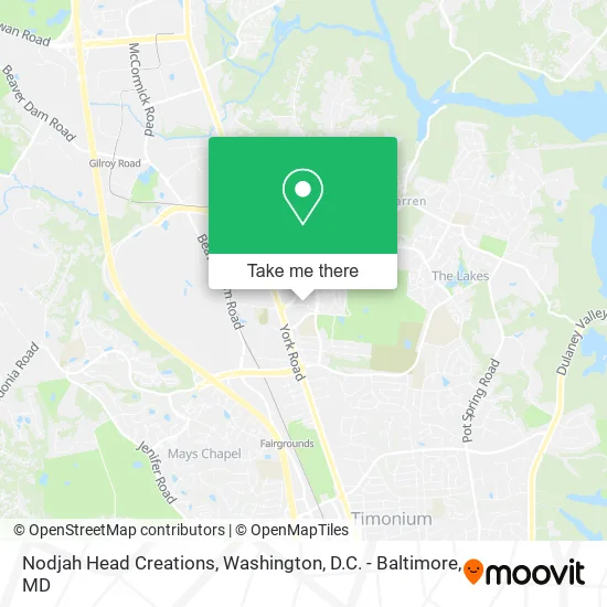 Nodjah Head Creations map