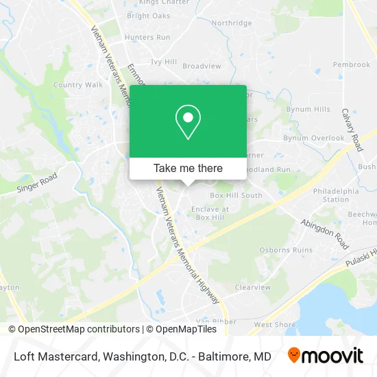 Loft Mastercard map