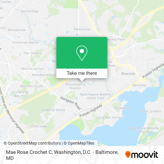 Mae Rose Crochet C map