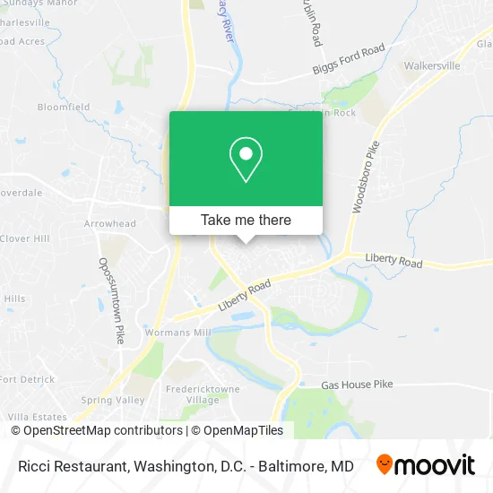 Ricci Restaurant map