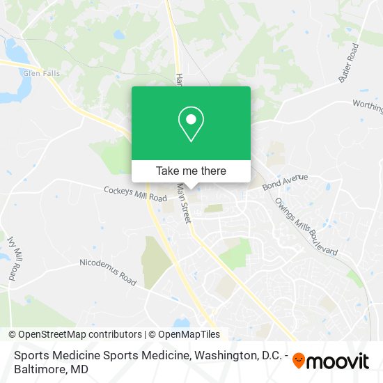 Mapa de Sports Medicine Sports Medicine