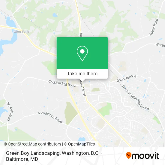 Green Boy Landscaping map