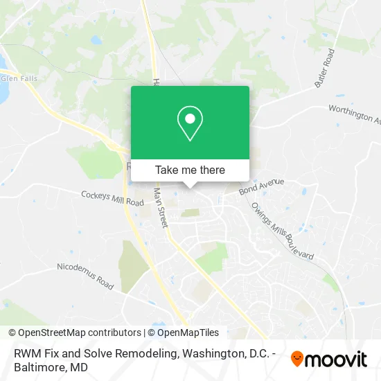 RWM Fix and Solve Remodeling map