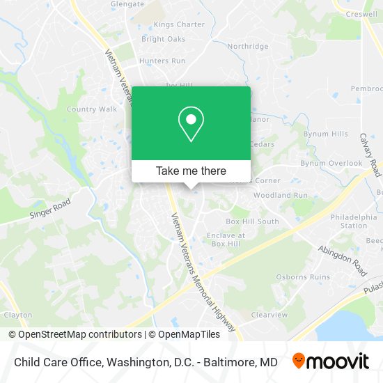 Child Care Office map