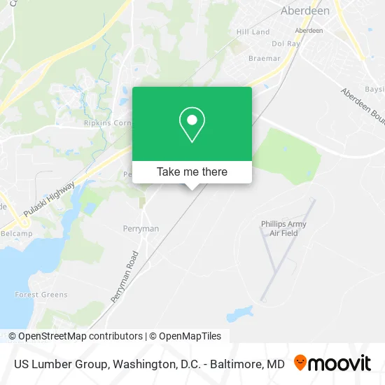 US Lumber Group map