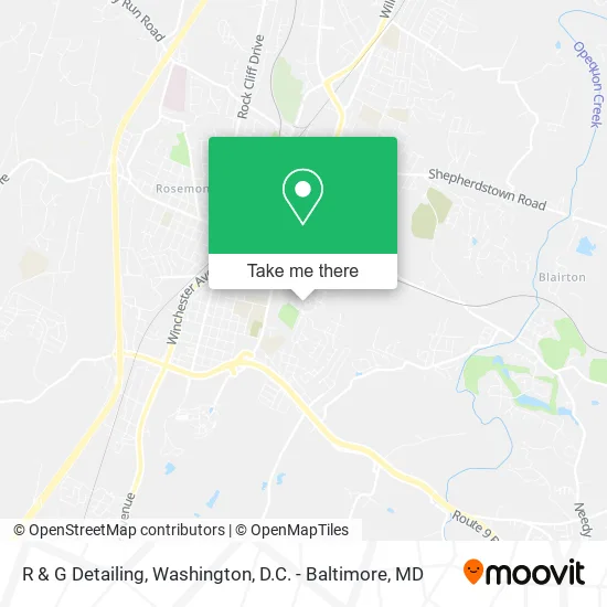 R & G Detailing map