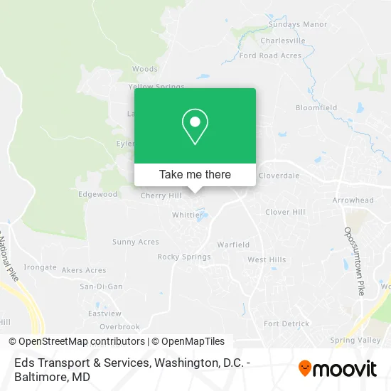 Mapa de Eds Transport & Services