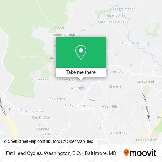 Mapa de Fat Head Cycles