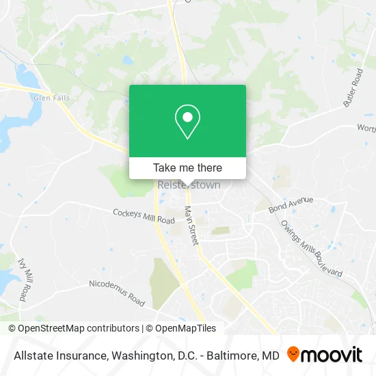Allstate Insurance map