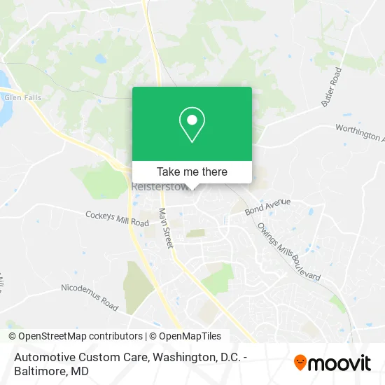 Automotive Custom Care map