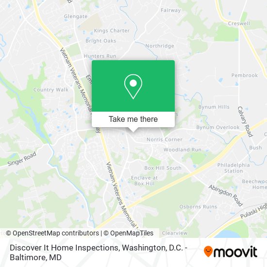 Discover It Home Inspections map