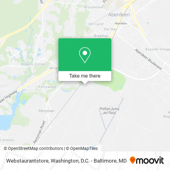 Webstaurantstore map