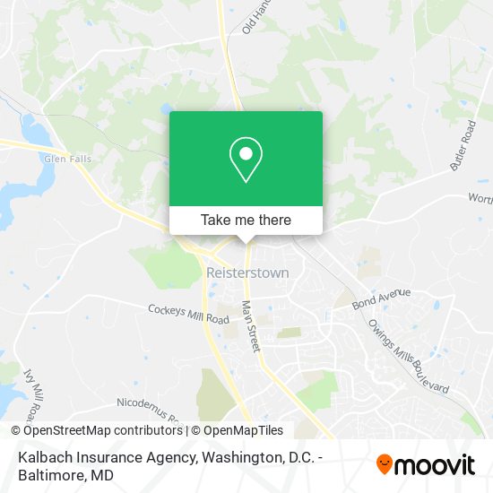 Kalbach Insurance Agency map