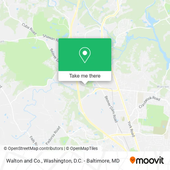 Walton and Co. map