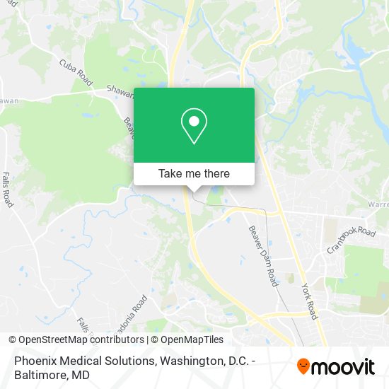 Phoenix Medical Solutions map