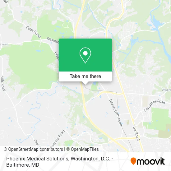 Phoenix Medical Solutions map