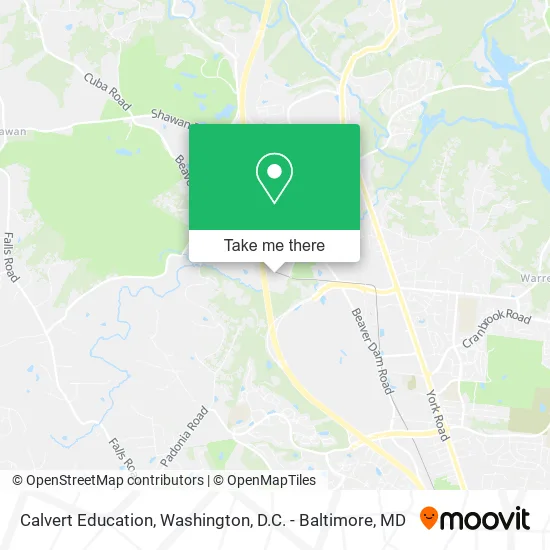 Calvert Education map