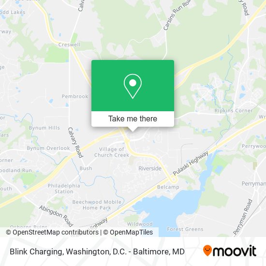 Mapa de Blink Charging
