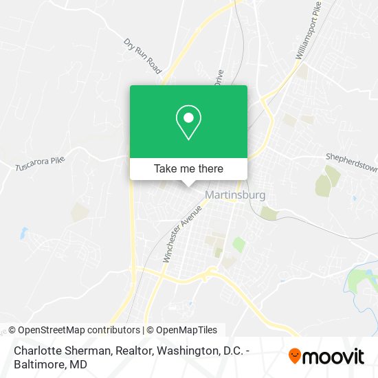 Mapa de Charlotte Sherman, Realtor