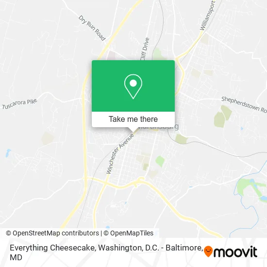 Everything Cheesecake map