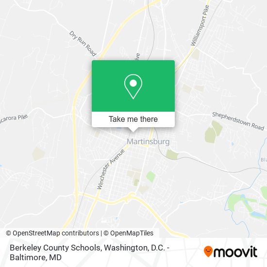 Berkeley County Schools map