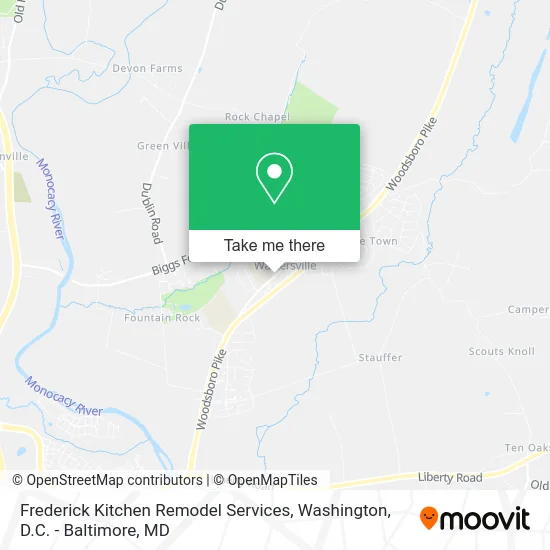 Frederick Kitchen Remodel Services map