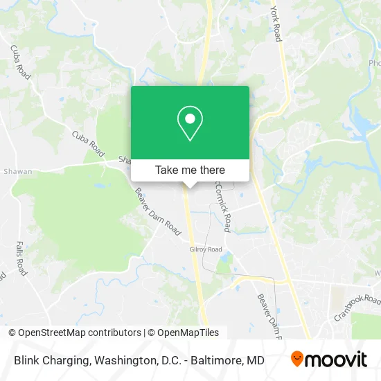 Blink Charging map