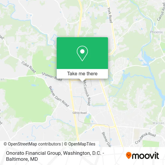 Onorato Financial Group map