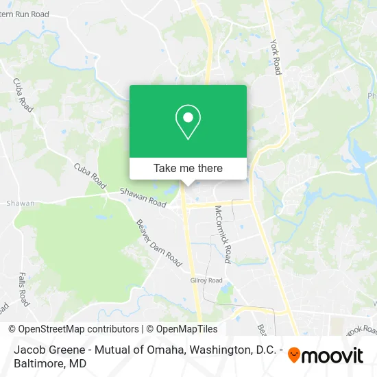 Jacob Greene - Mutual of Omaha map