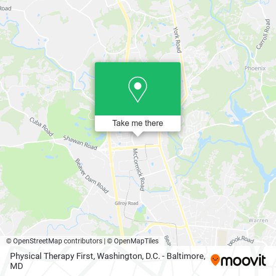 Physical Therapy First map