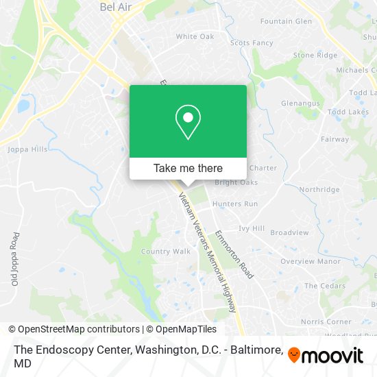 The Endoscopy Center map