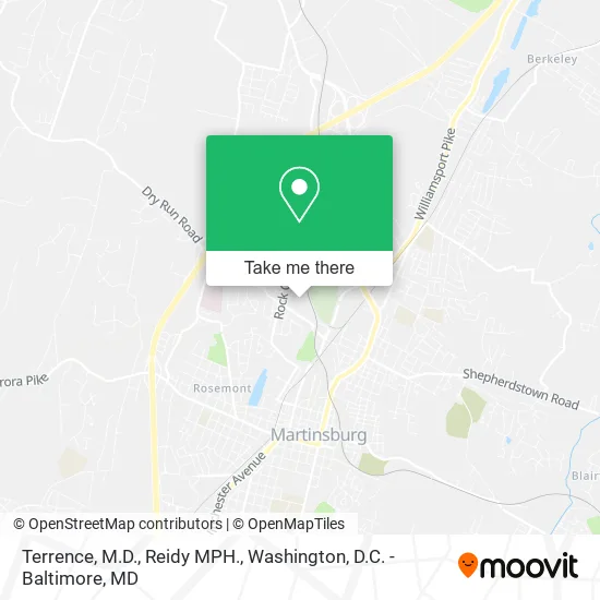 Terrence, M.D., Reidy MPH. map