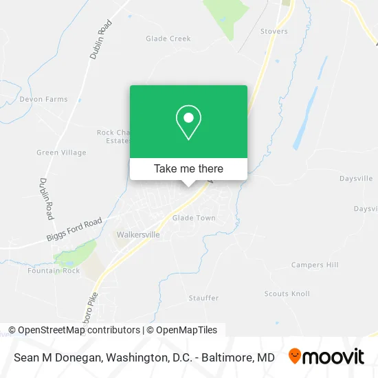Mapa de Sean M Donegan