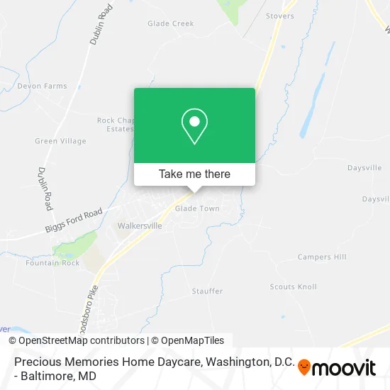 Precious Memories Home Daycare map