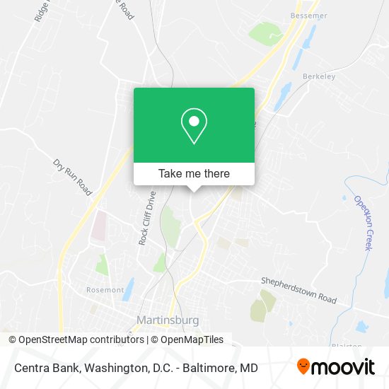 Mapa de Centra Bank