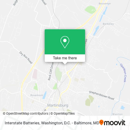Interstate Batteries map