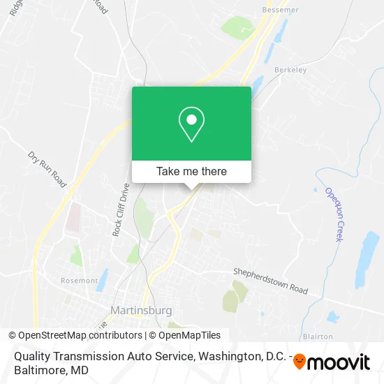 Mapa de Quality Transmission Auto Service