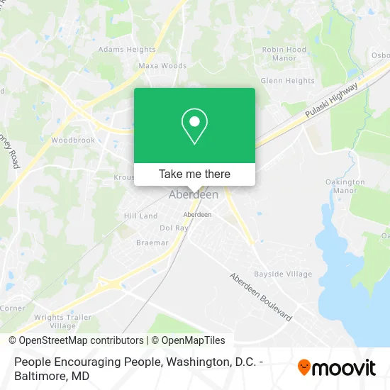 People Encouraging People map