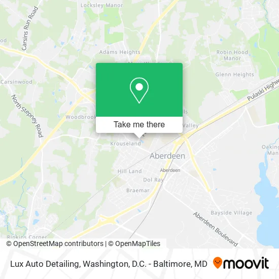 Lux Auto Detailing map