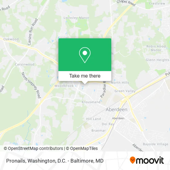 Pronails map